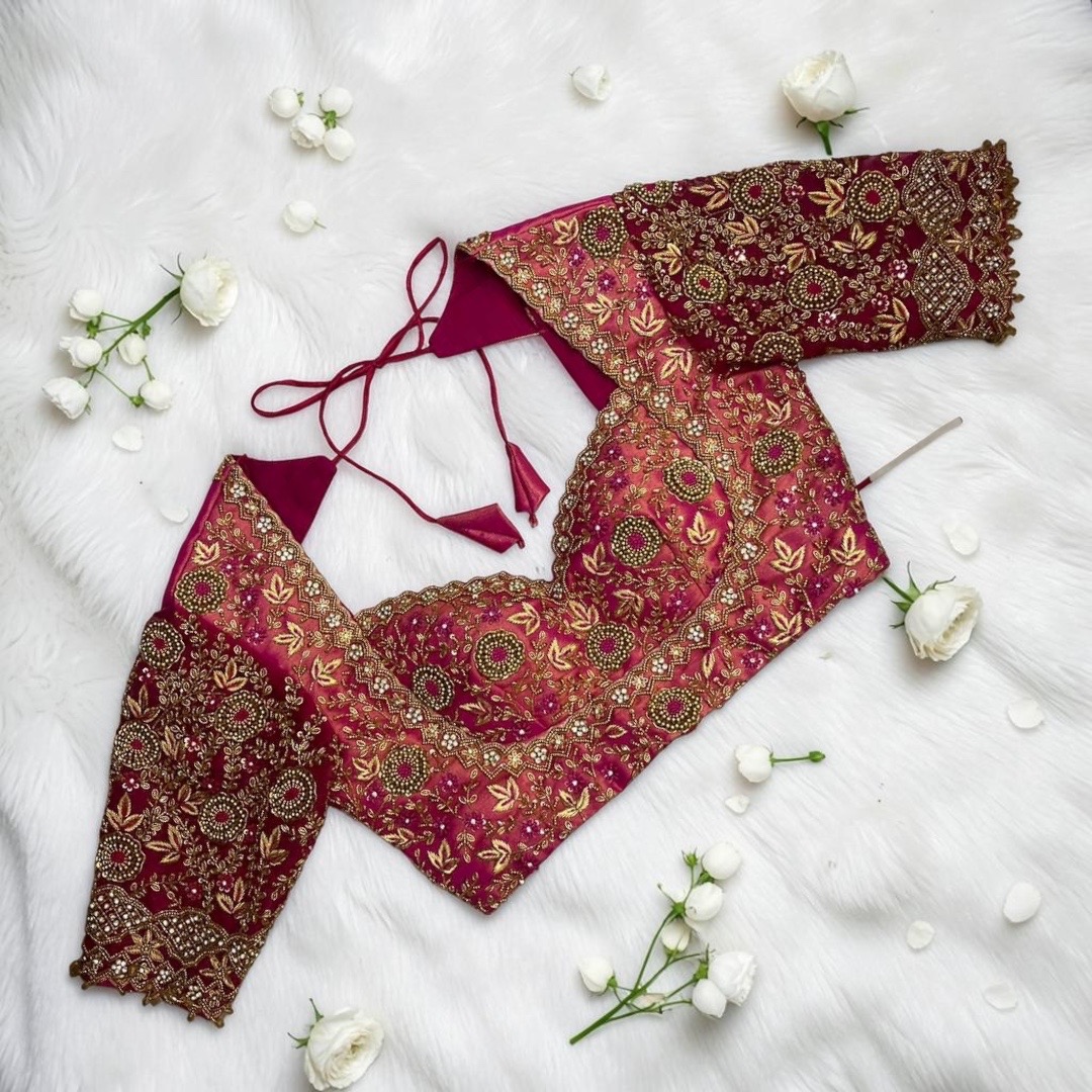 Pink work blouse 