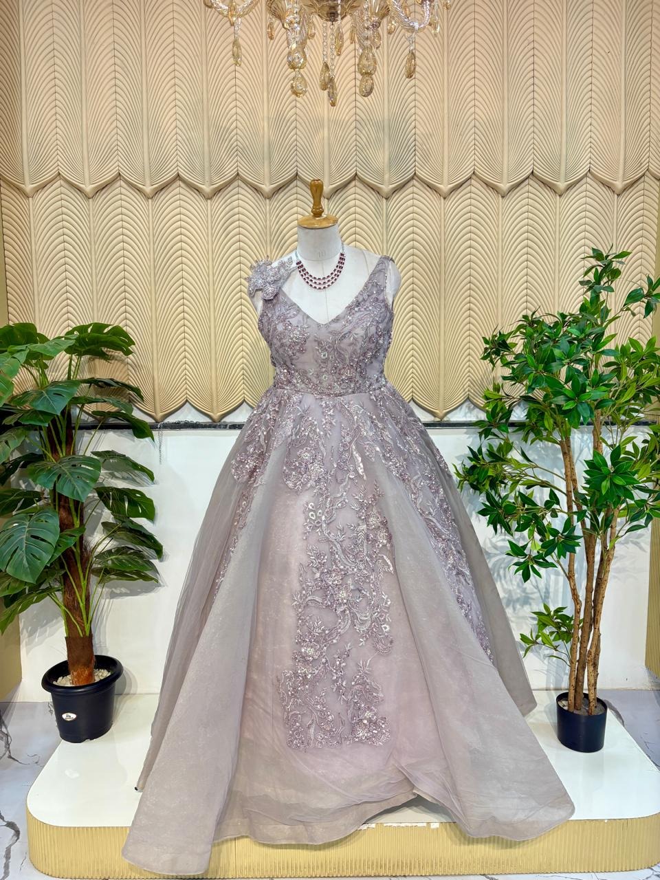 Lilac lavender  Ball Gown 