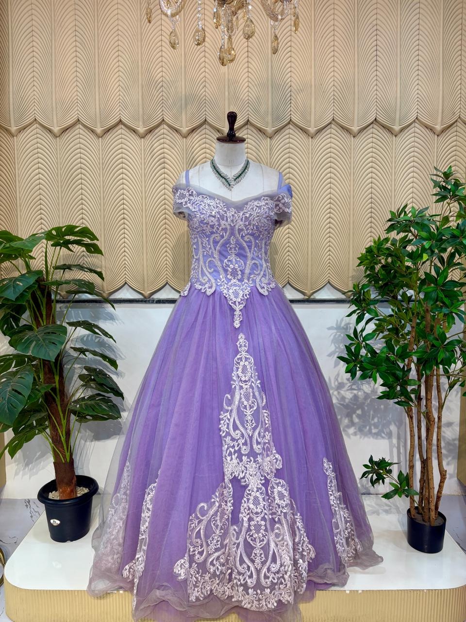 Lavender Ball Gown
