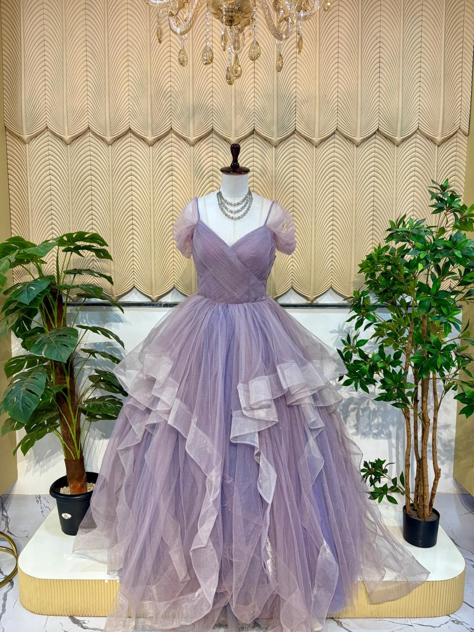 Lavender Ball Gown