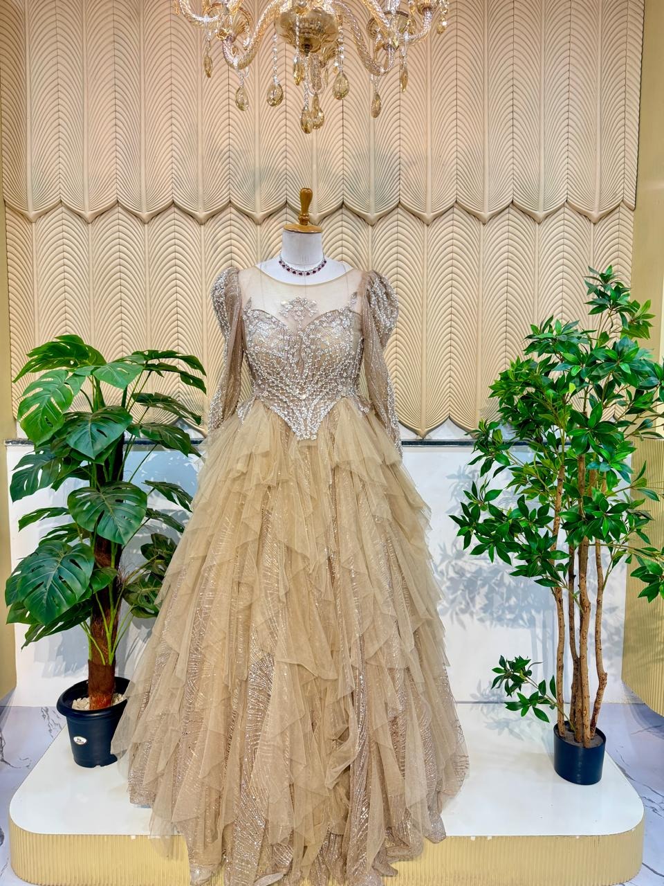 Golden Ball Gown 