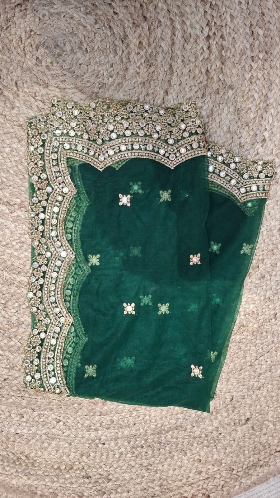 Green Duppata 
