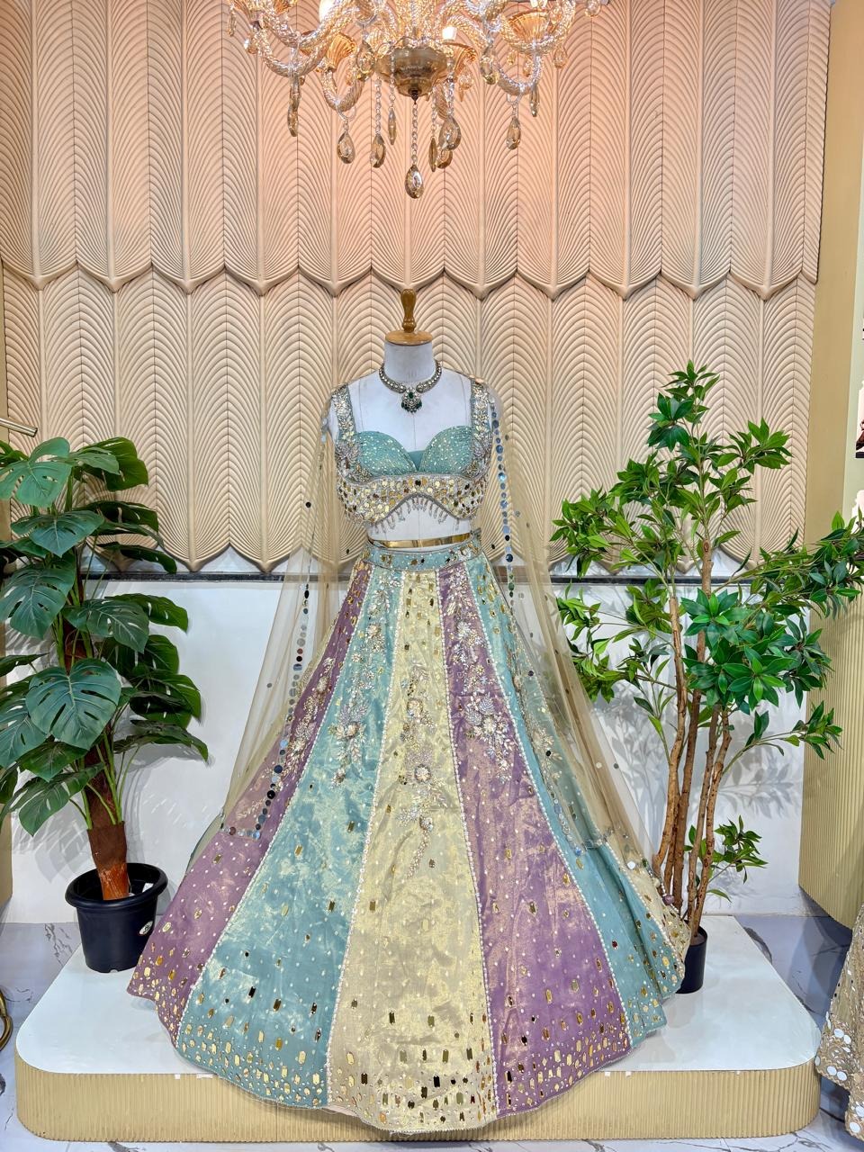 Multicolour  Carnival Lehenga