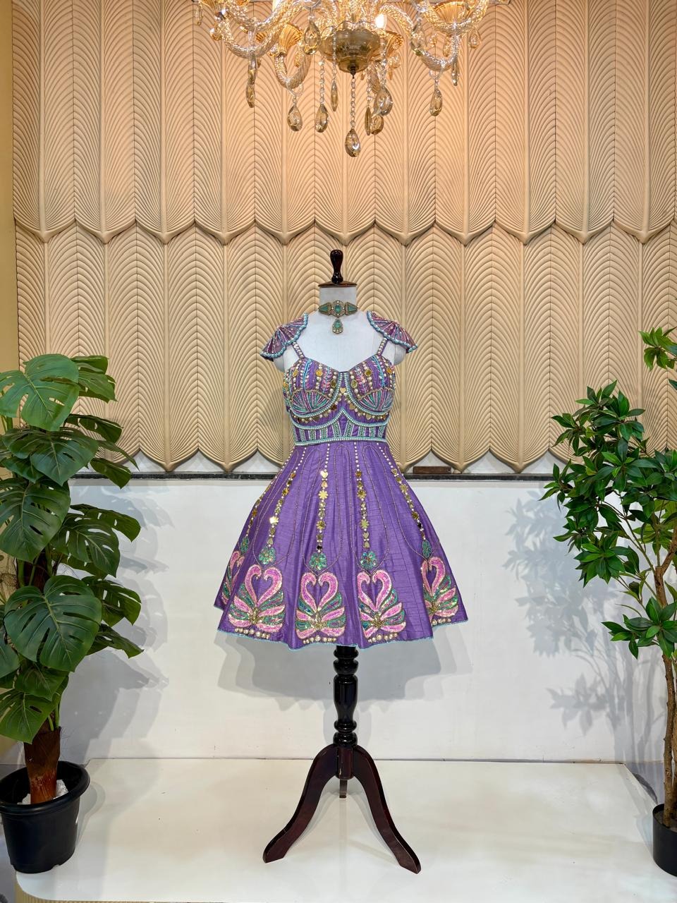 Lavender PDP Short Gown