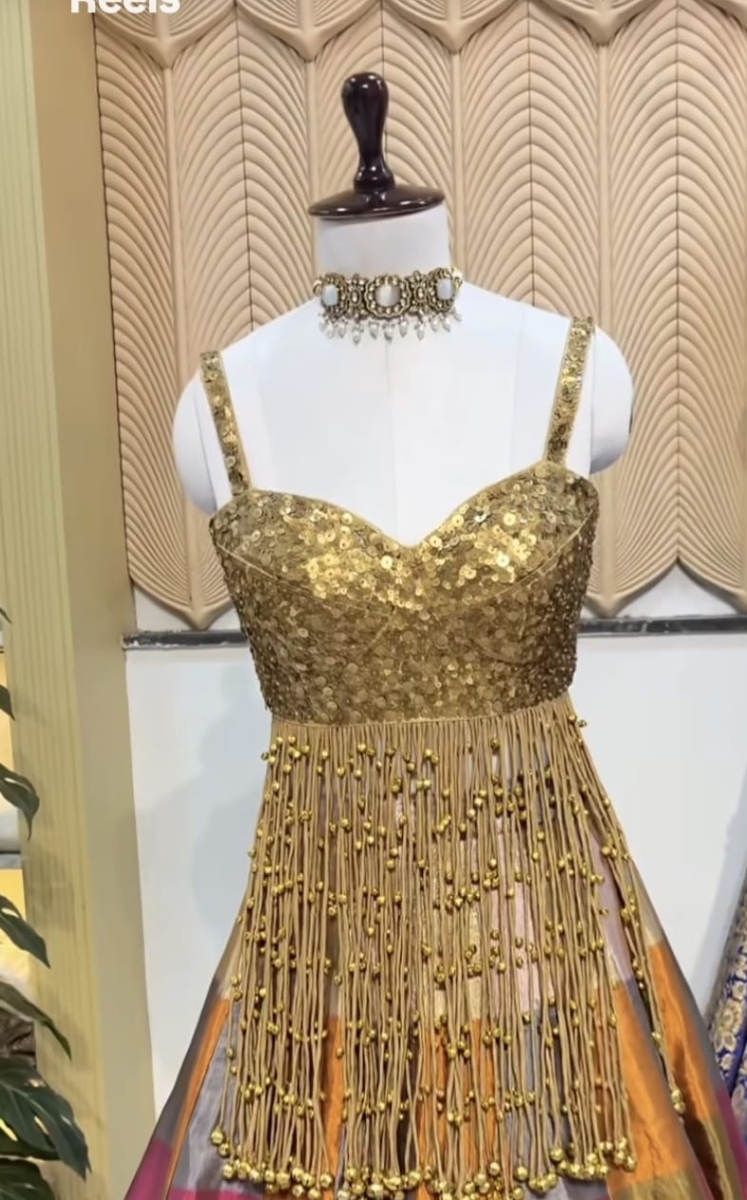 Golden Ghungaru Blouse